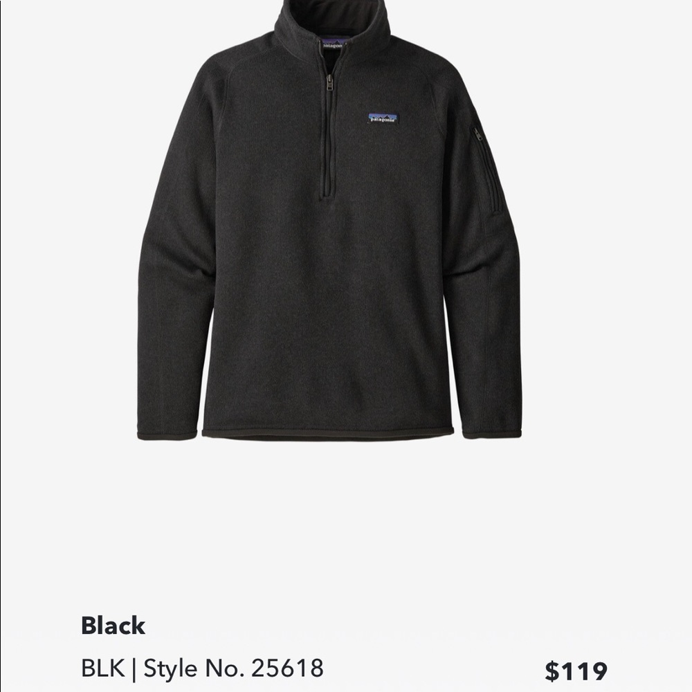 Patagonia Better Sweater 1/4 zip jacket
